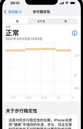 户县iPhone手机维修如何在iPhone开启'步行稳定性通知'